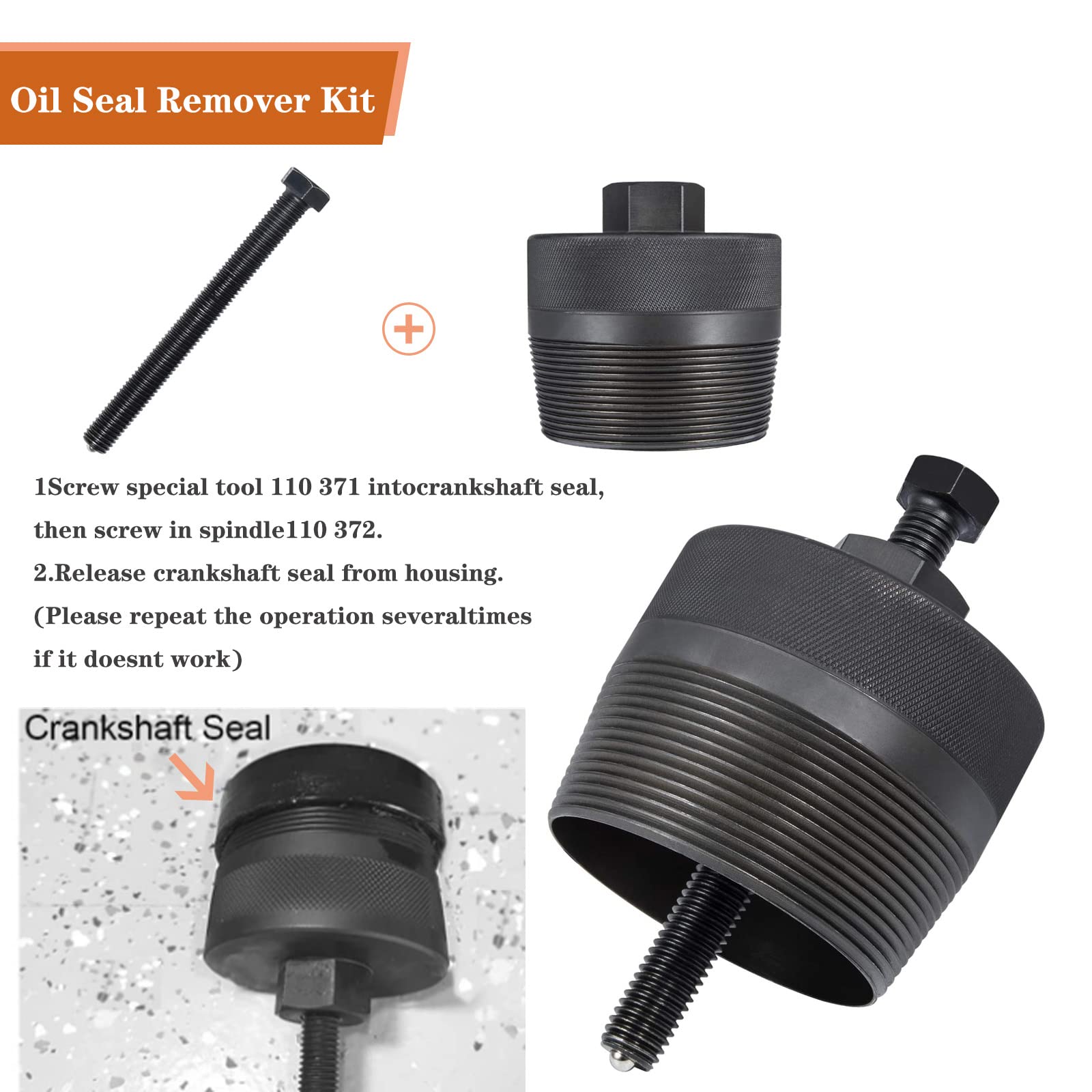 Amazon.com: CASTNOO 2241 Front Crankshaft Seal Remover